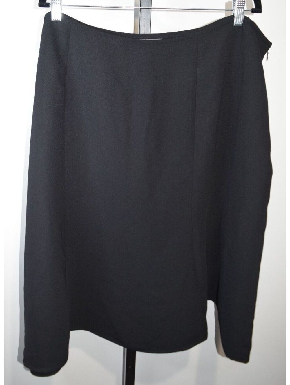 George Black Polyester Skirt Size 26W Office Business Causal or Date Night